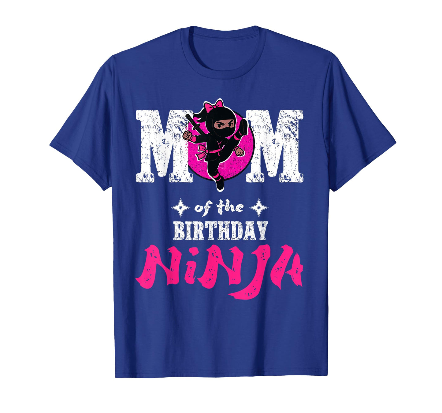 Mom of The Birthday Ninja Funny Girl Ninja Birthday T-Shirt