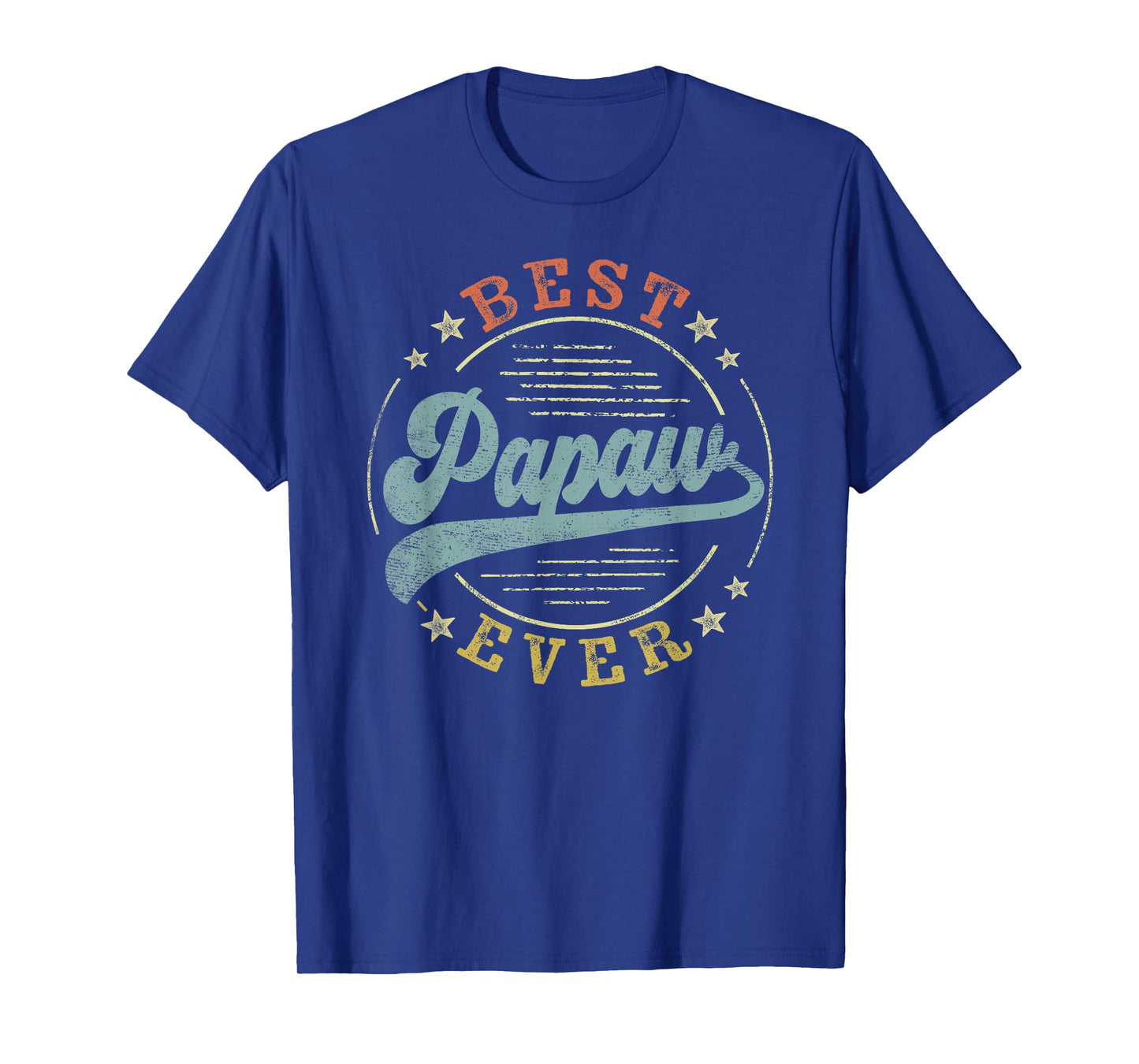 Best Papaw Ever Father's Day Papaw Gifts Vintage Emblem T-Shirt