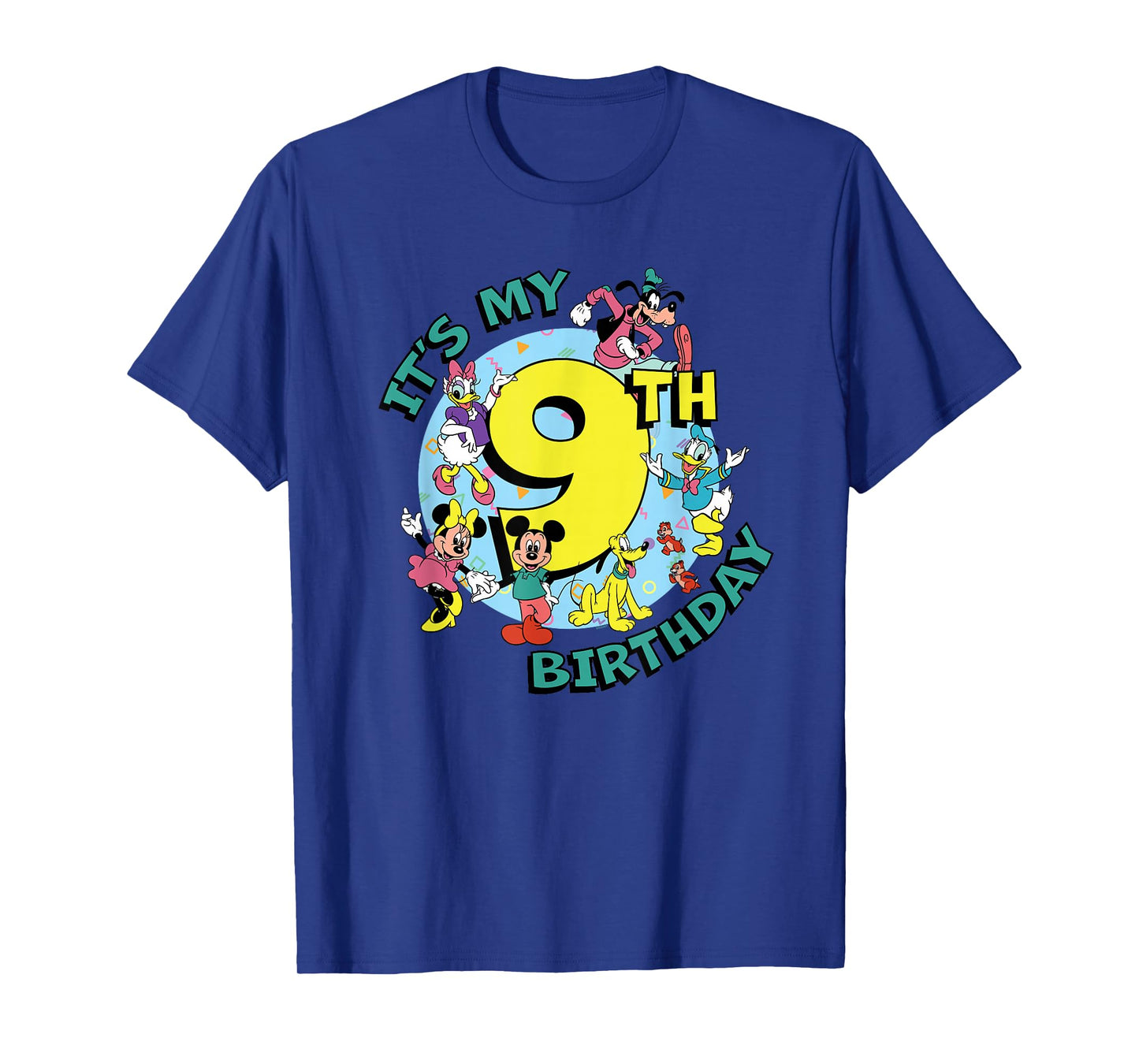 Disney Mickey and Friends It's My Ninth 9th Birthday T-Shirt