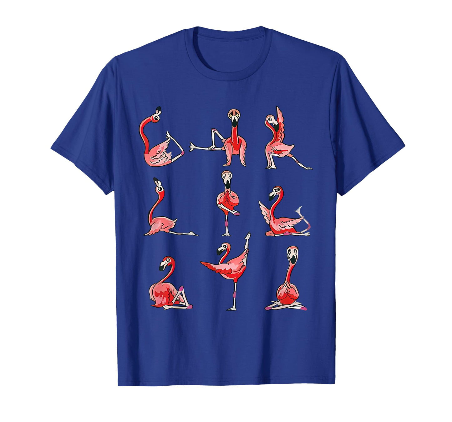 Women Flamingo Do Yoga Pose Meditation Men Women Tee T-Shirt