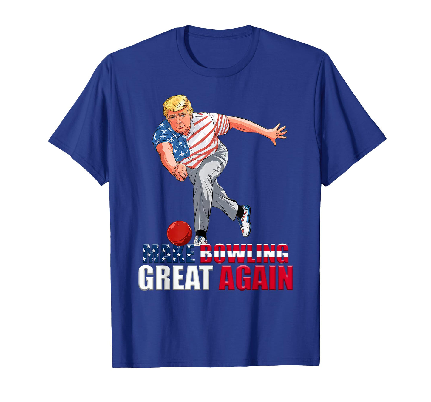 Funny Trump Bowling Make Bowling Great Again T-Shirt