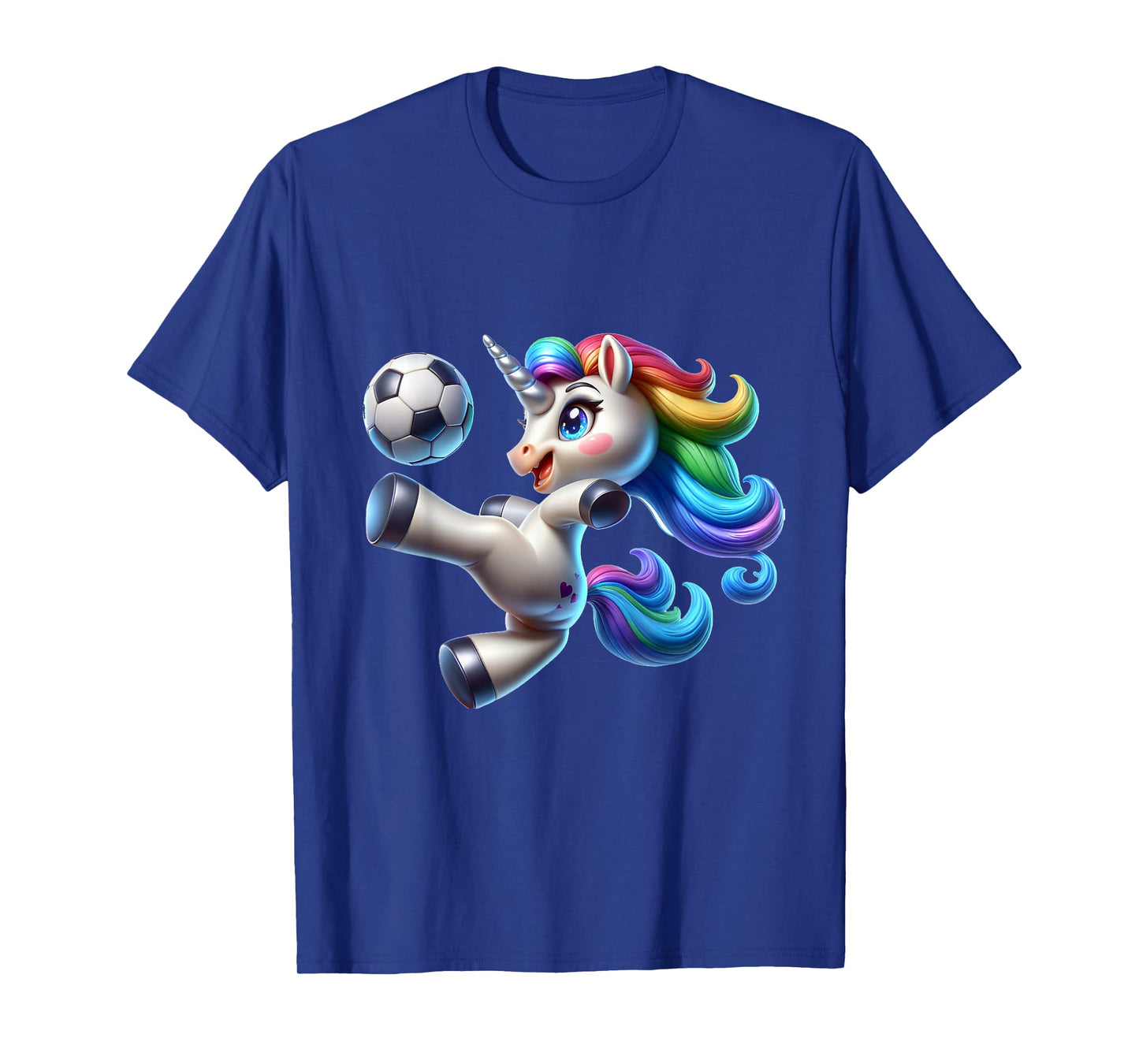 Cute Soccer Player Unicorn T-Shirt