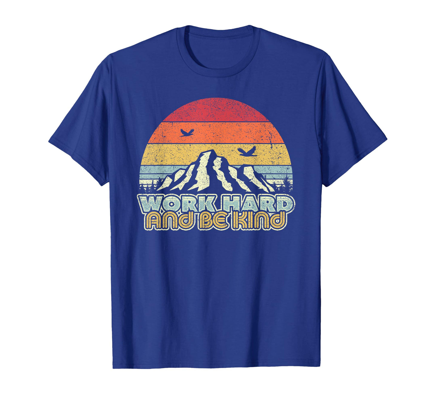 Work Hard And Be Kind Mindfulness Shirt Vintage T-Shirt