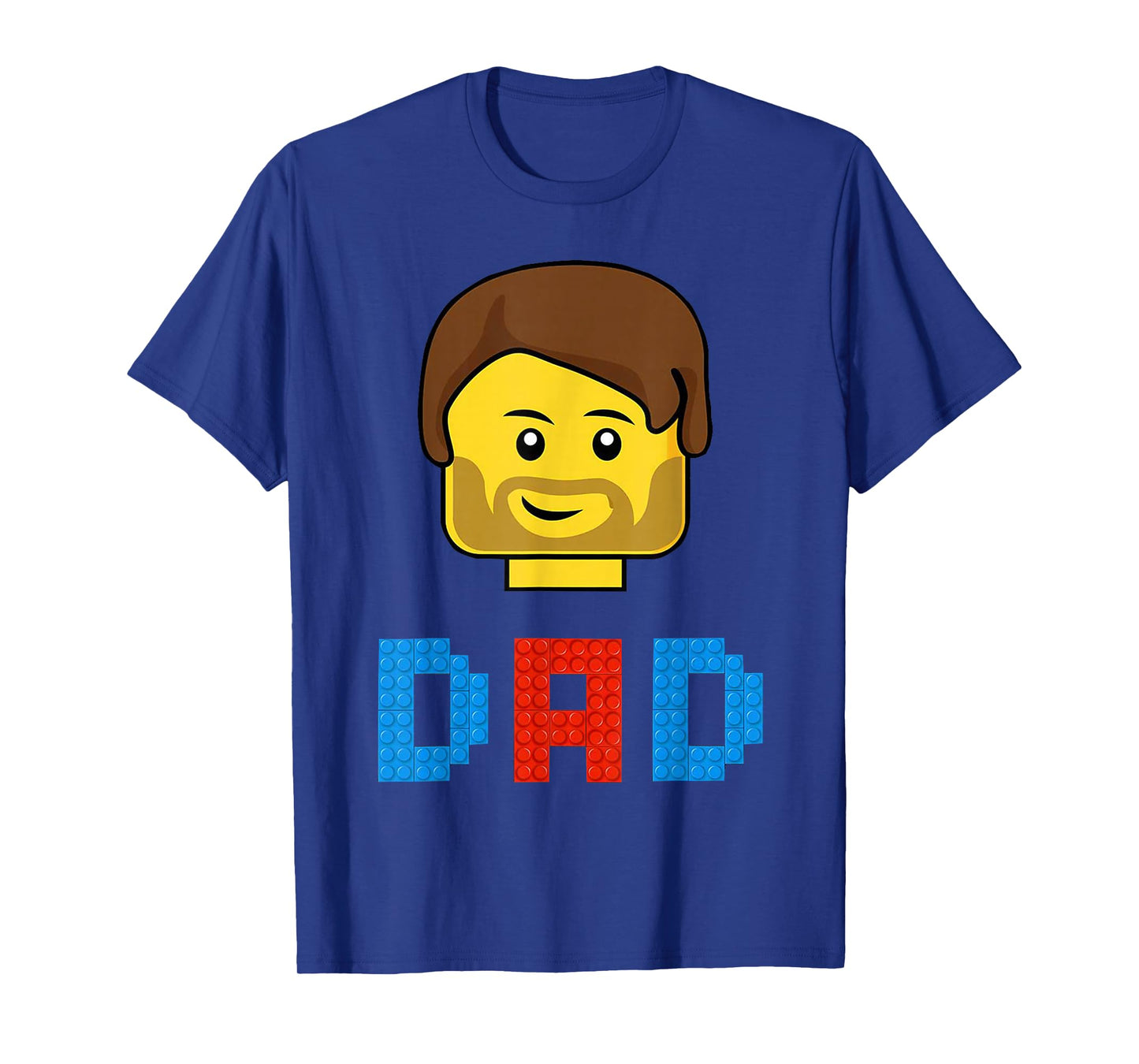 Unique Family Dad Master Builder Building Bricks Blocks T-Shirt