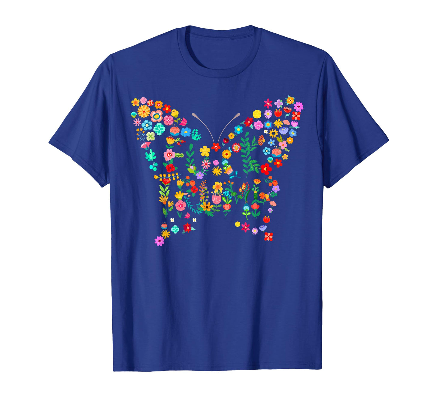 Subtle Anti Trump Shirt Floral Butterfly Hidden Message T-Shirt