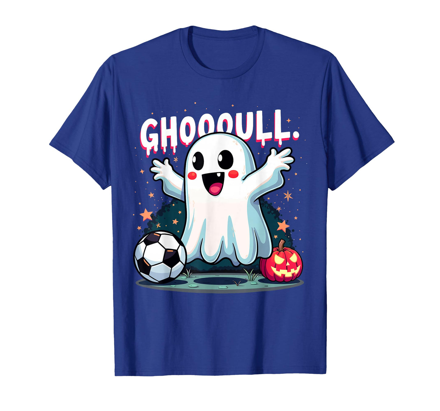 Ghoooal Soccer Ghost Halloween Funny Soccer Halloween T-Shirt
