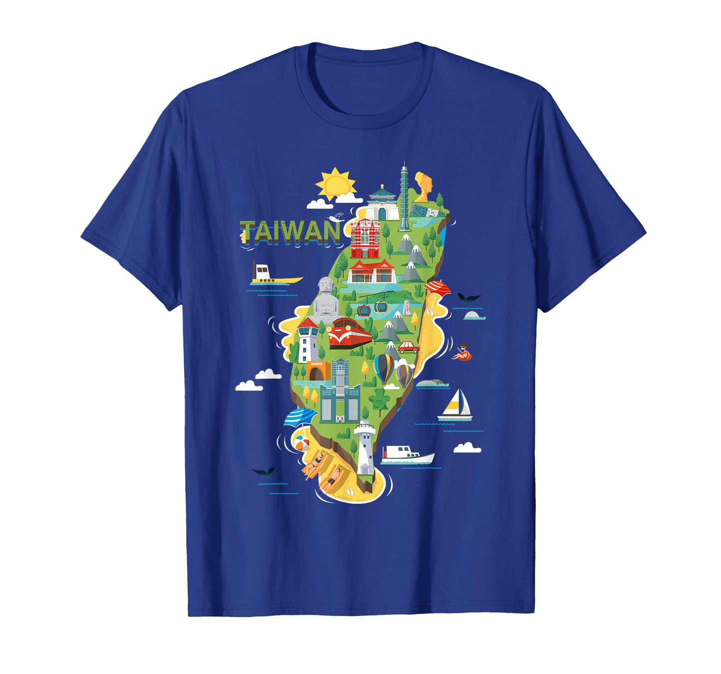 Travel Around Asia Taiwan Taipei Family Vacation Souvenir T-Shirt