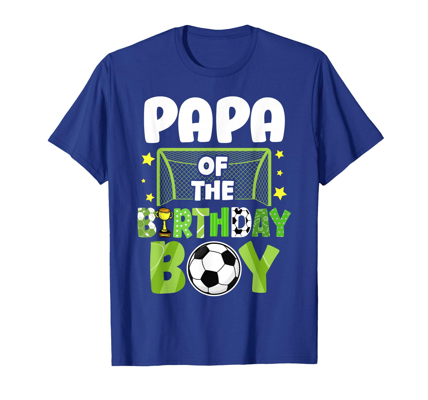 Soccer Papa Birthday Boy Party Soccer Family Matching T-Shirt