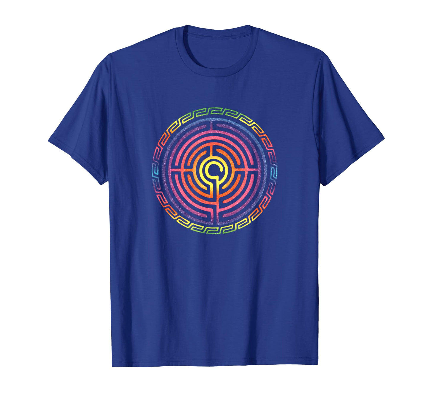 Labyrinth protection symbol magic mystic occultism Indians T-Shirt