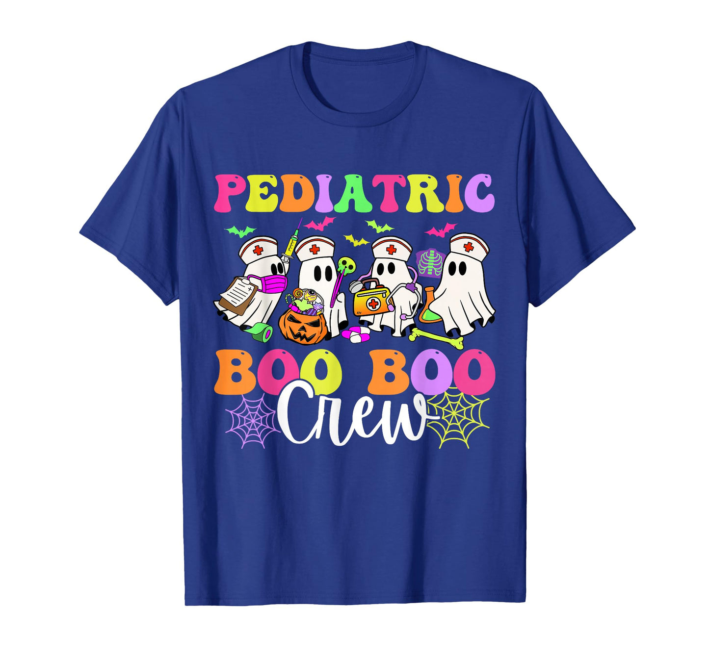 Pediatric Nurse Boo-Boo Crew Ghost Nurse Halloween Costume T-Shirt