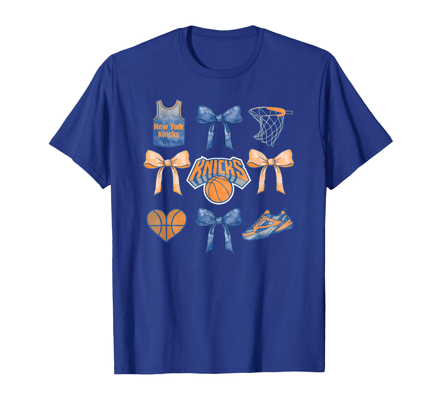 NBA New York Knicks Bow Grid T-Shirt