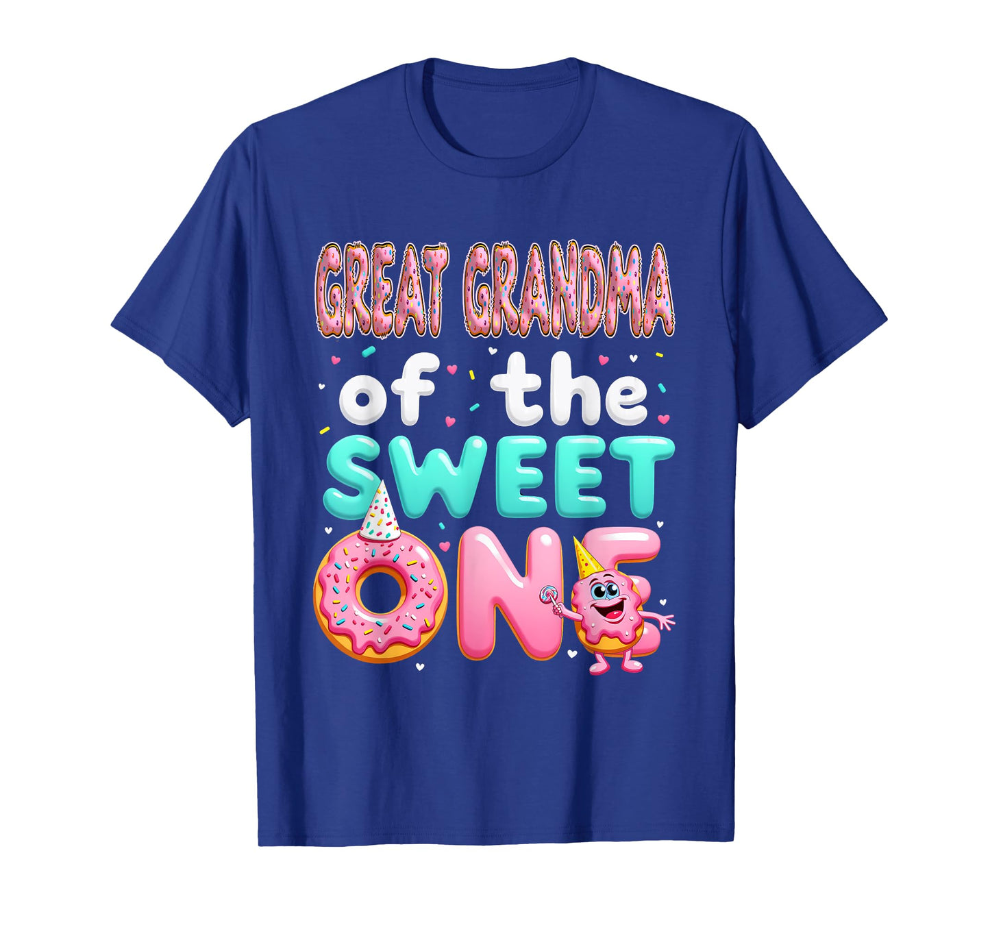 1st Birthday Donut Great Grandma Of The Sweet One T-Shirt