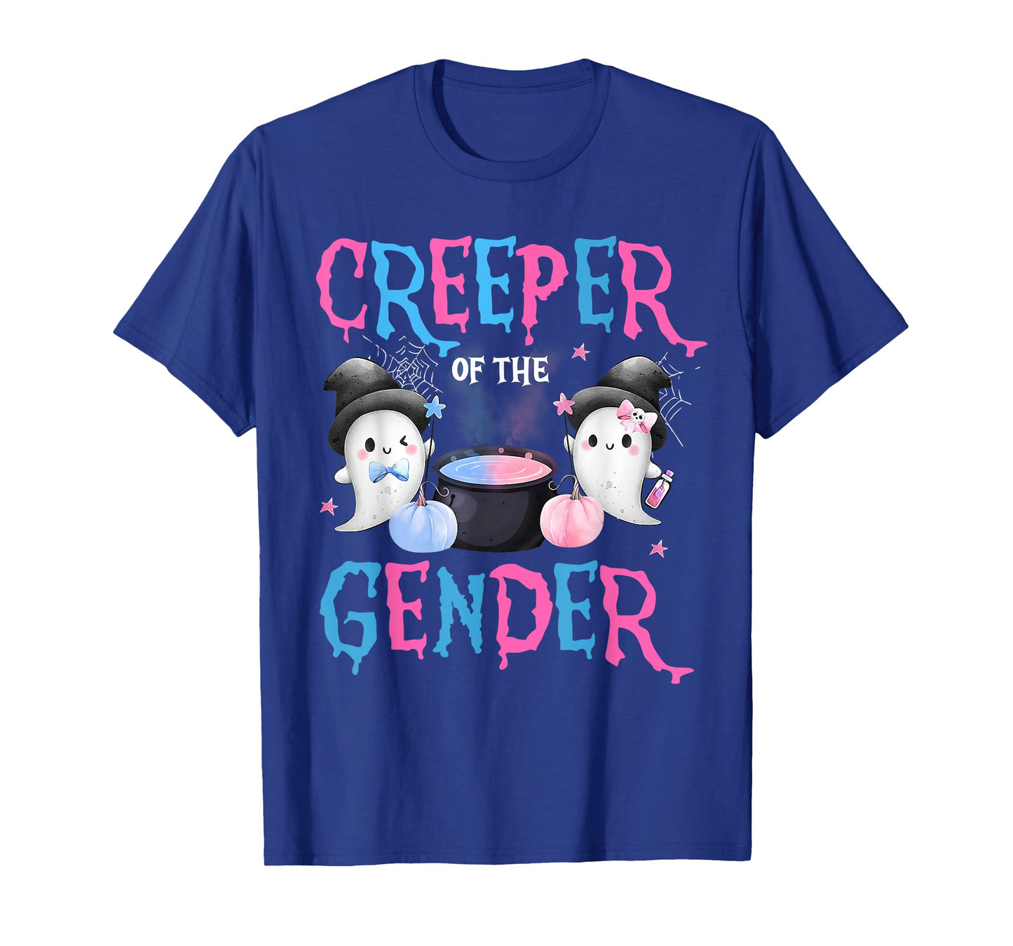 Keeper of Gender Halloween Funny Creeper Gender Reveal Party T-Shirt