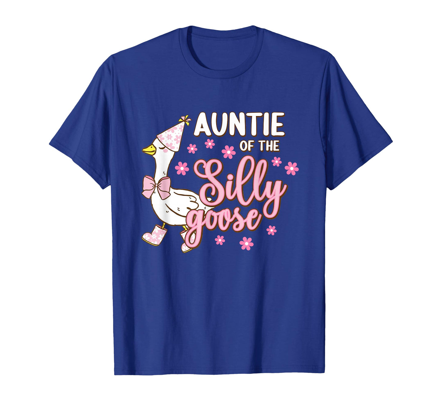 Auntie Of The Silly Goose 1st First Birthday Family Matching T-Shirt