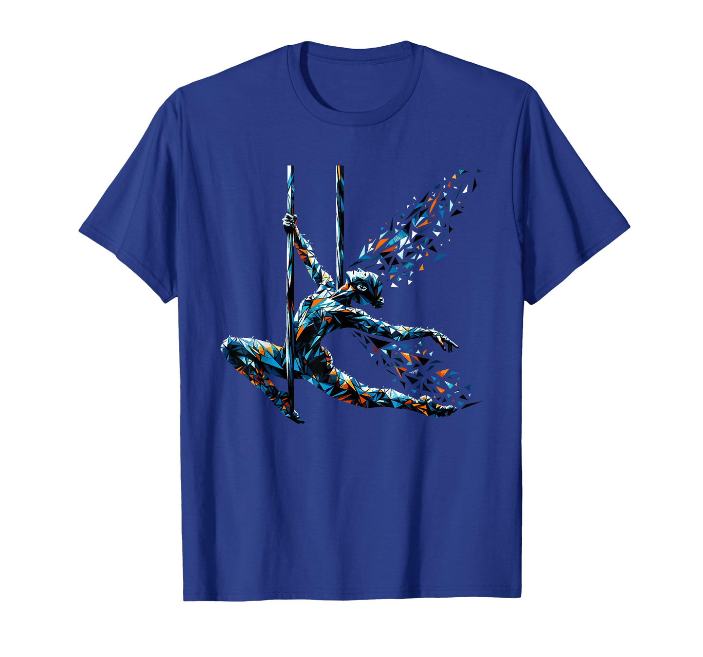 Polygon Art Aerial Silk Yoga Aerialist Acrobatics T-Shirt