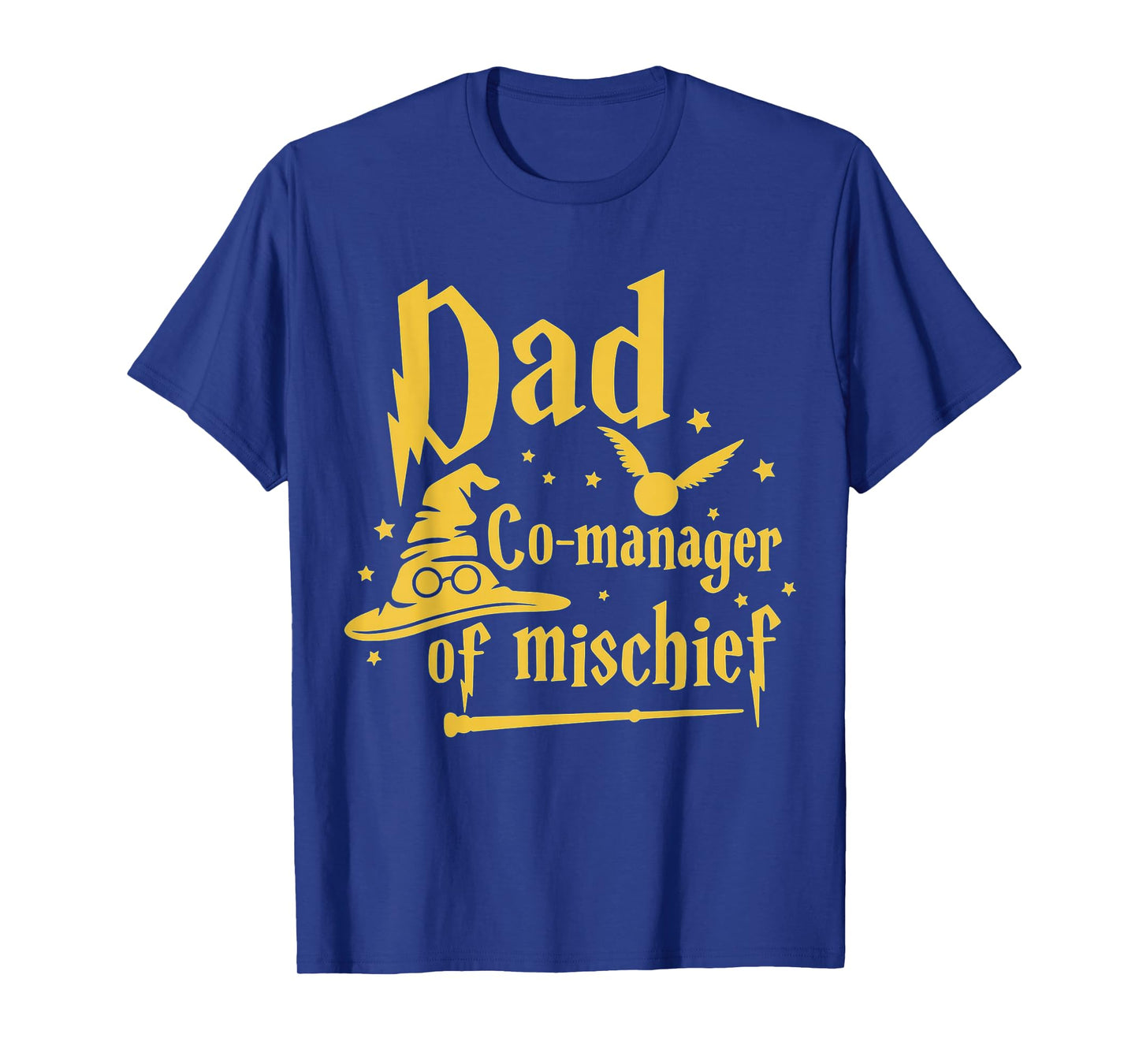 Magical Dad Manager of Mischief Birthday Family Matching T-Shirt