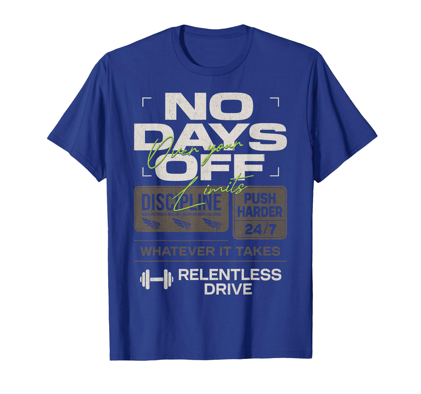 Y2K Fitness Quote Gym Training Discipline Yoga Sport Workout T-Shirt