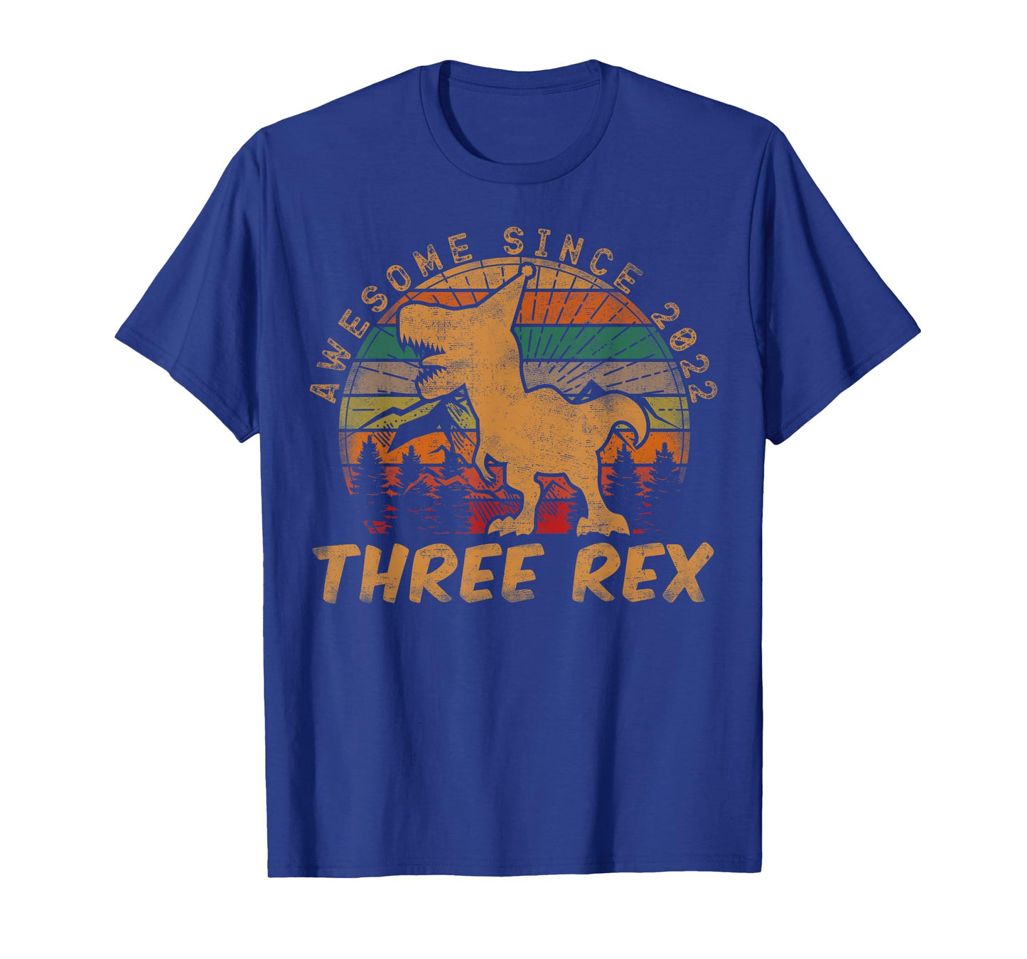 Three Rex 3rd Birthday Gifts Third Dinosaur 3 Year Old T-Shirt