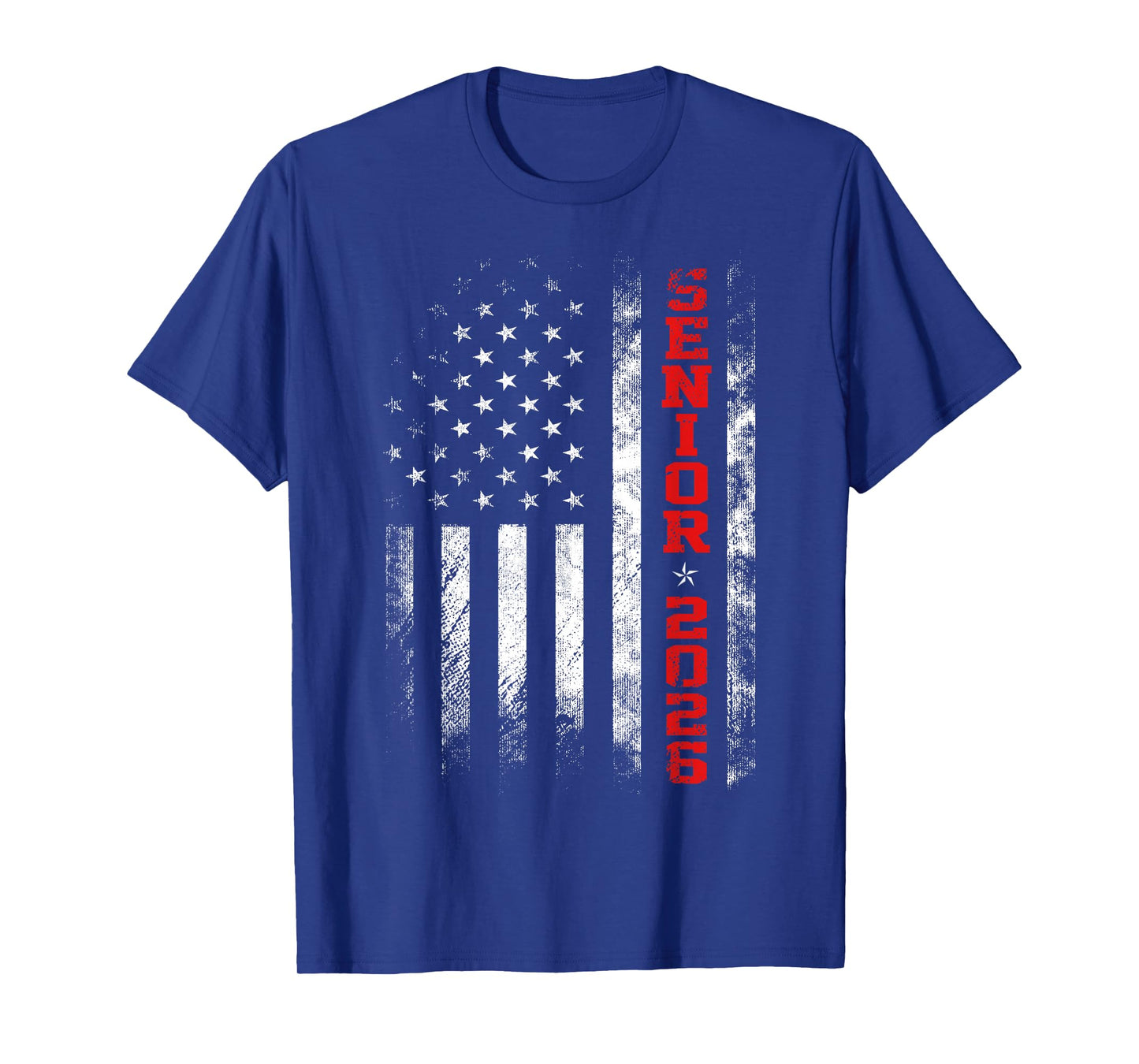 Senior Year 2026 American Flag USA Graduation Class Of 2026 T-Shirt