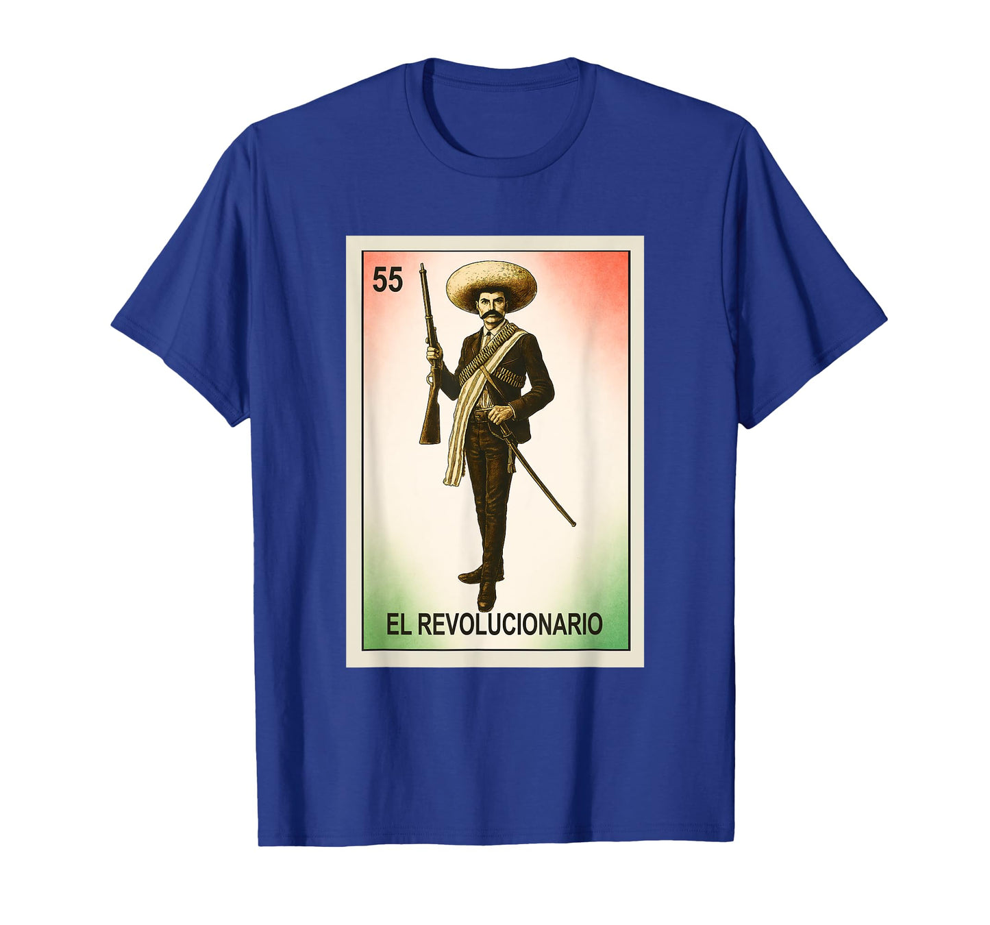 Mexican Lottery Designs El Revolucionario Emiliano Zapata T-Shirt