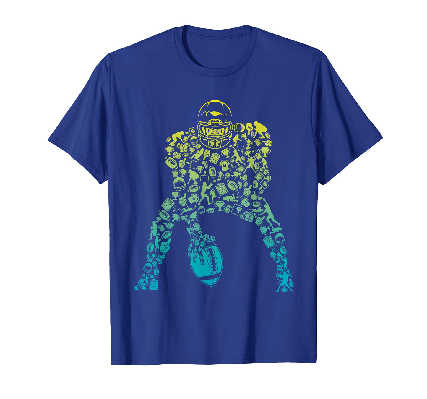Football Center for Football Player Boys Football Fans Gift T-Shirt