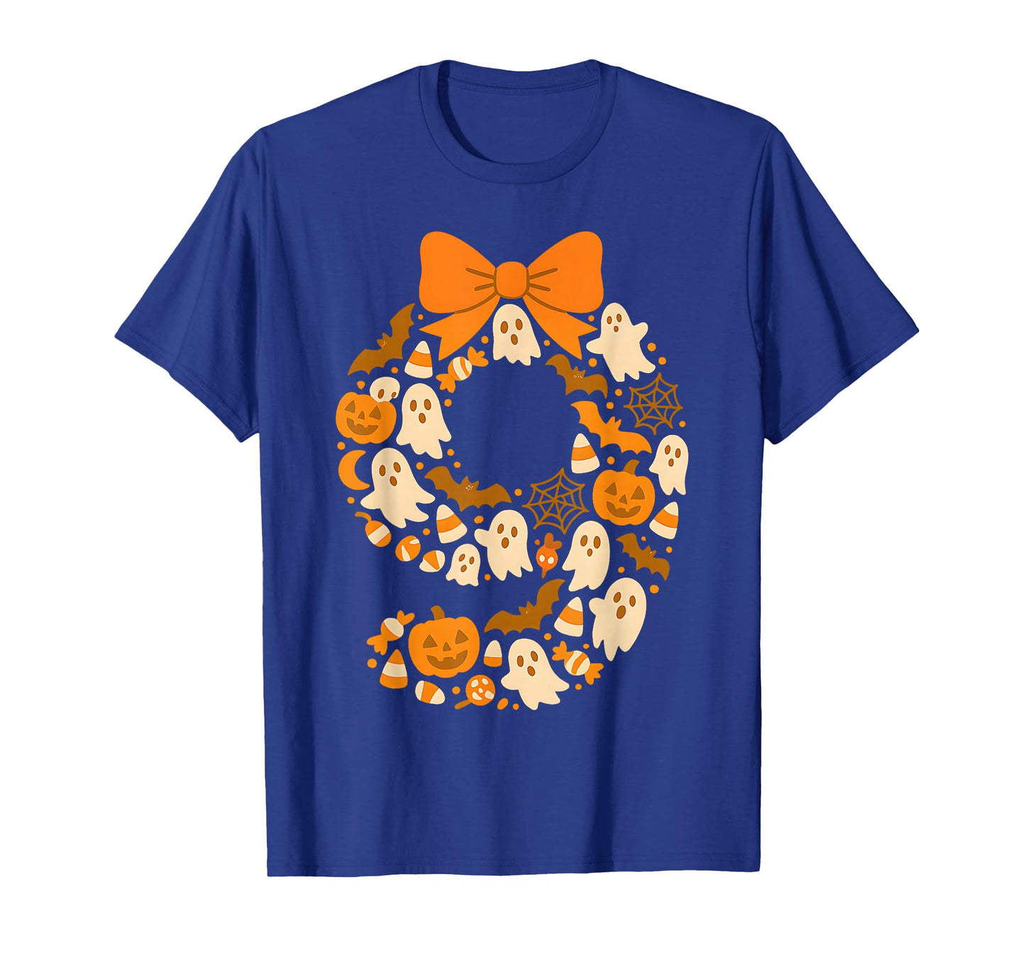 Kawaii Halloween Ninth Birthday Number Nine 9 Year Old Kids T-Shirt