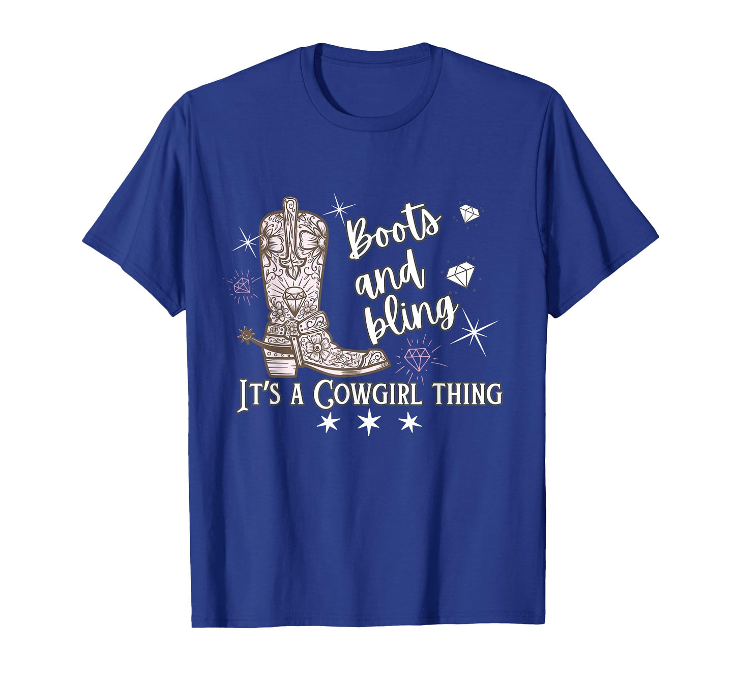 Cowgirl Boots & Bling Its A Cowgirl Thing Country Horse Show T-Shirt