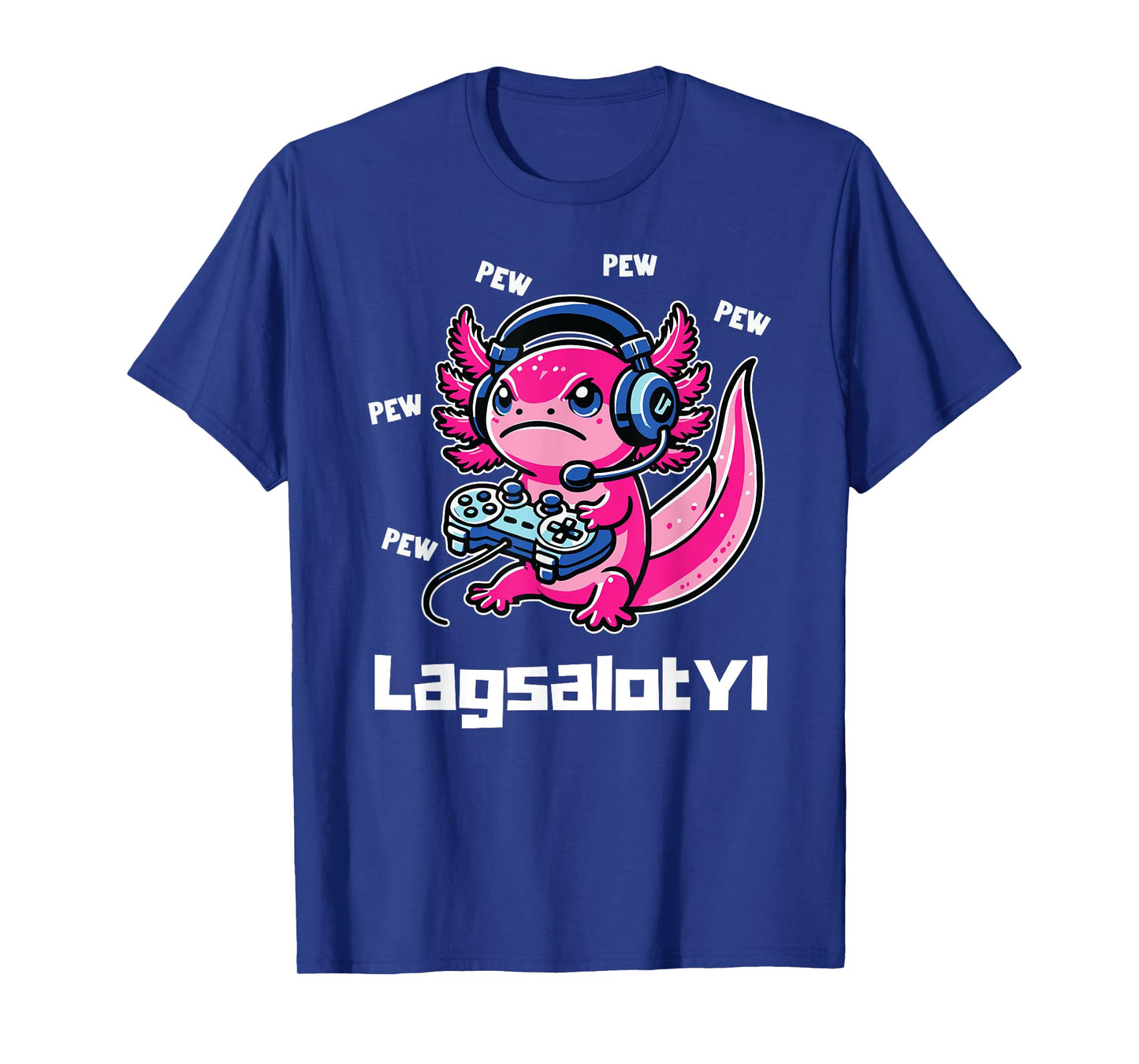 Funny Gamer Axolotl Humor Pun Toddler Boy Girl Tee T-Shirt