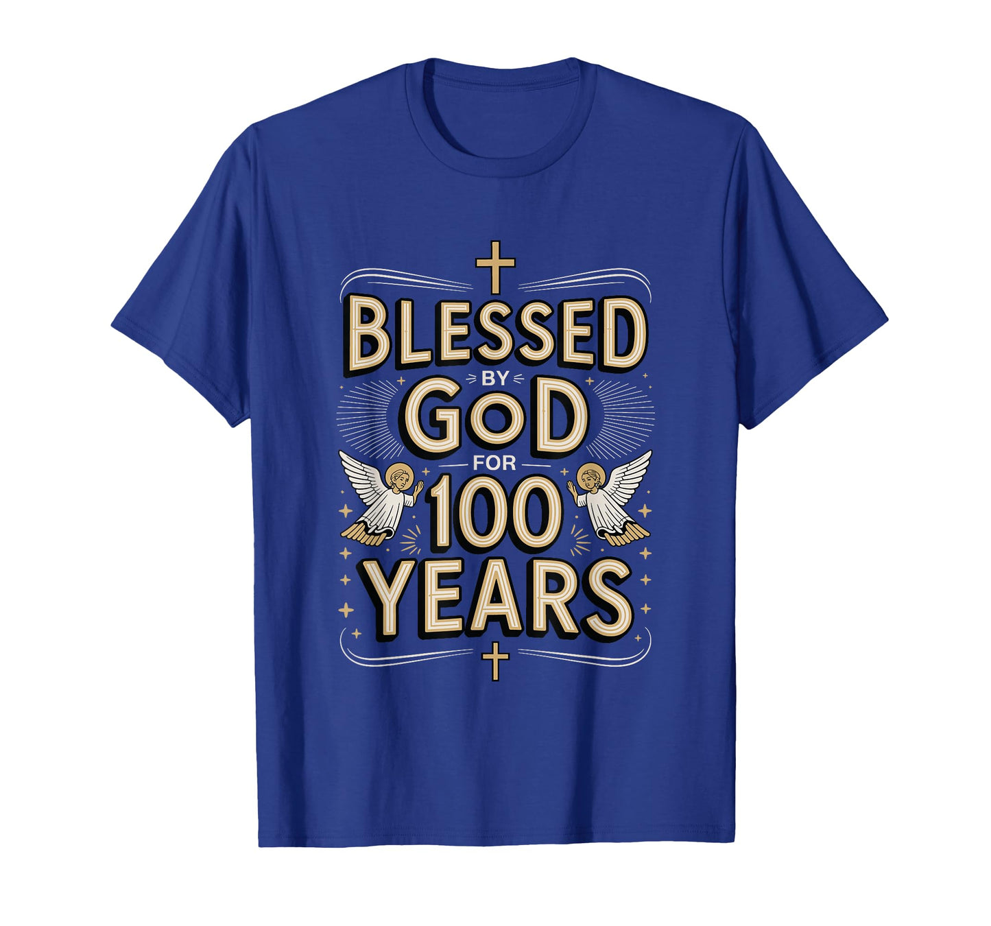 100th Birthday Religious Blessed by God for 100 Years T-Shirt