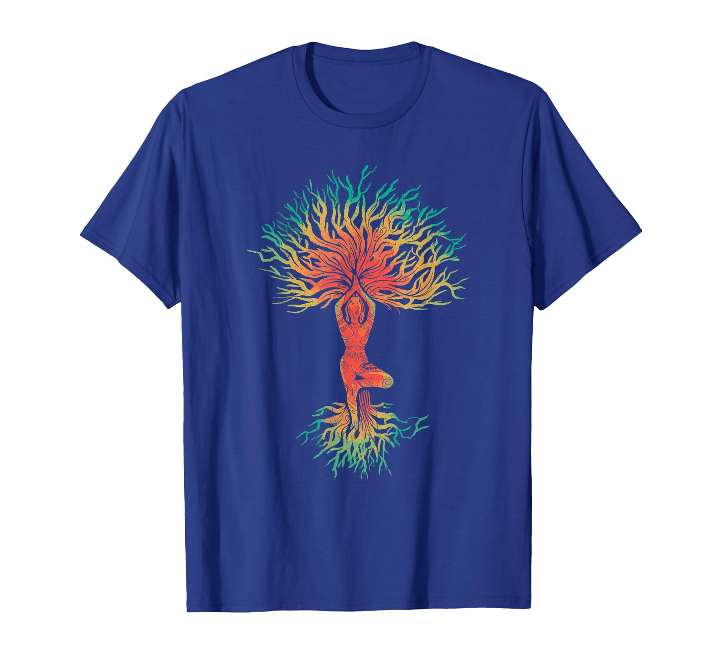 Woman in yoga pose tree T-Shirt