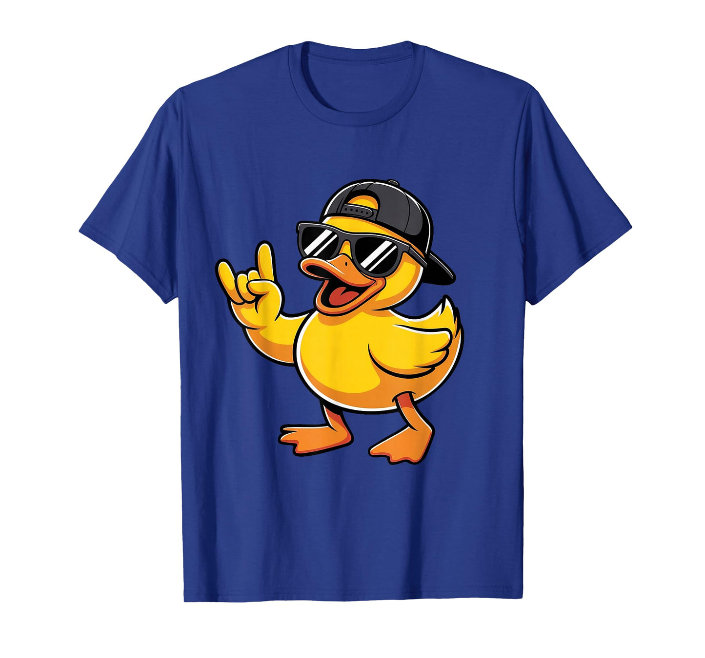 Rubber Duck Rock Music Rubber Duckie Funny Duck Graphic T-Shirt