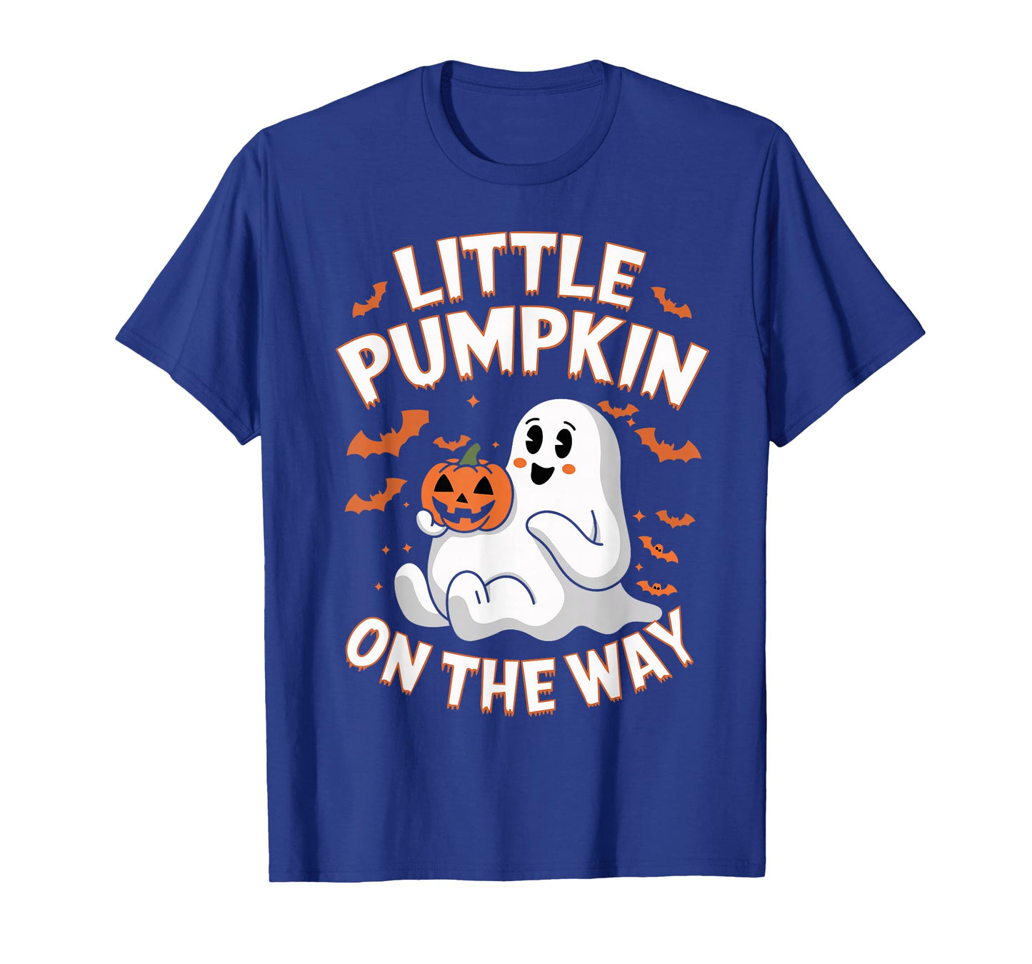 Little Pumpkin in The Way Maternity Ghost Pregnant Halloween T-Shirt