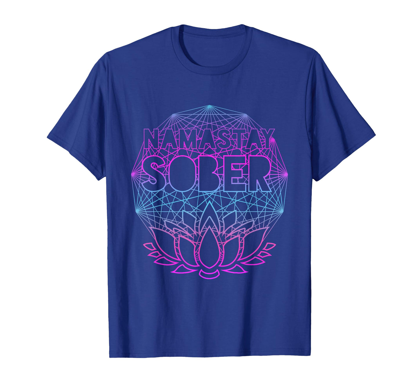 Namastay Sober NA AA Alcoholics Anonymous Sobriety Recovery T-Shirt
