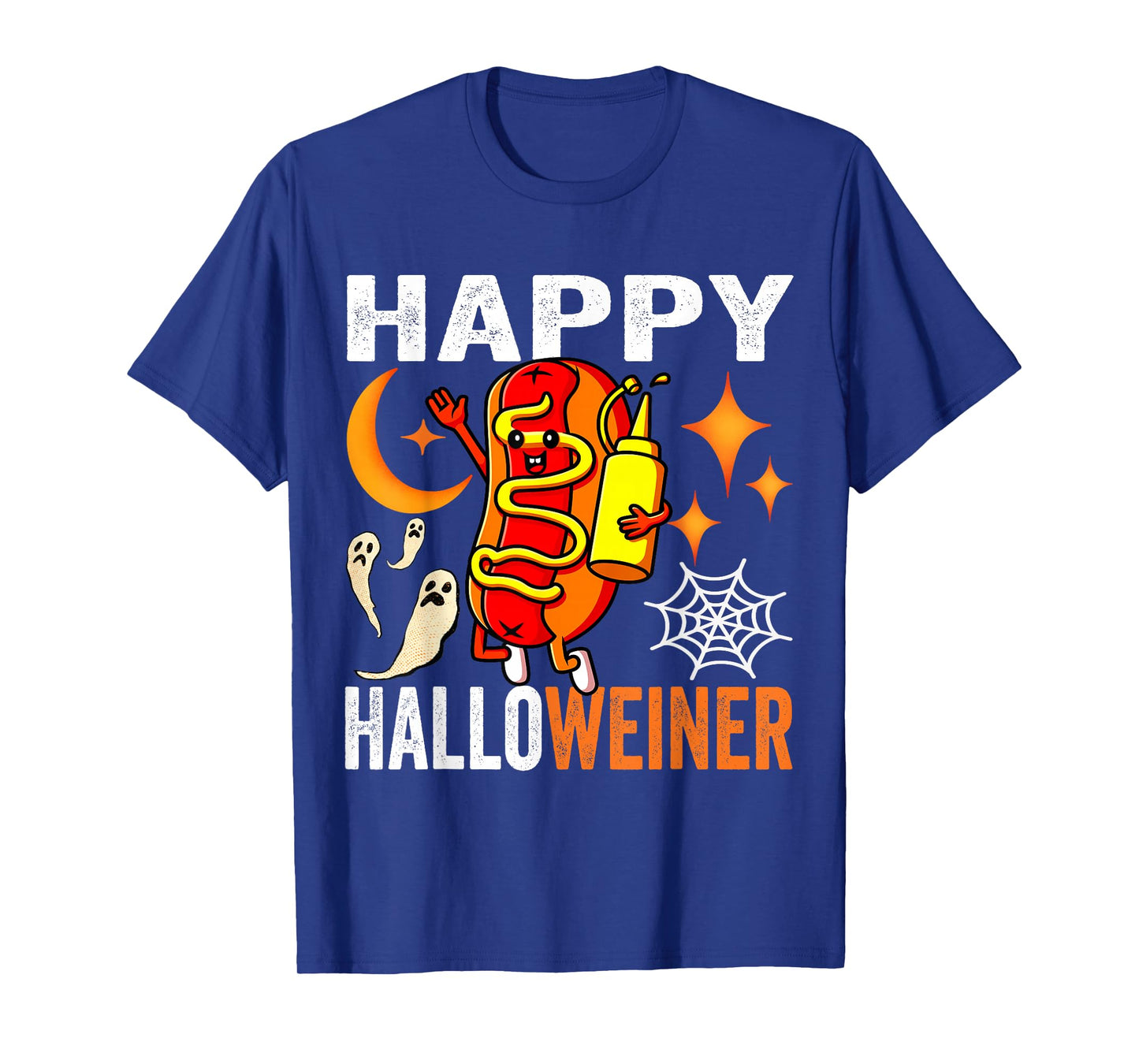 Happy Halloweiner Funny Halloween Party Cute Hot-Dog Costume T-Shirt