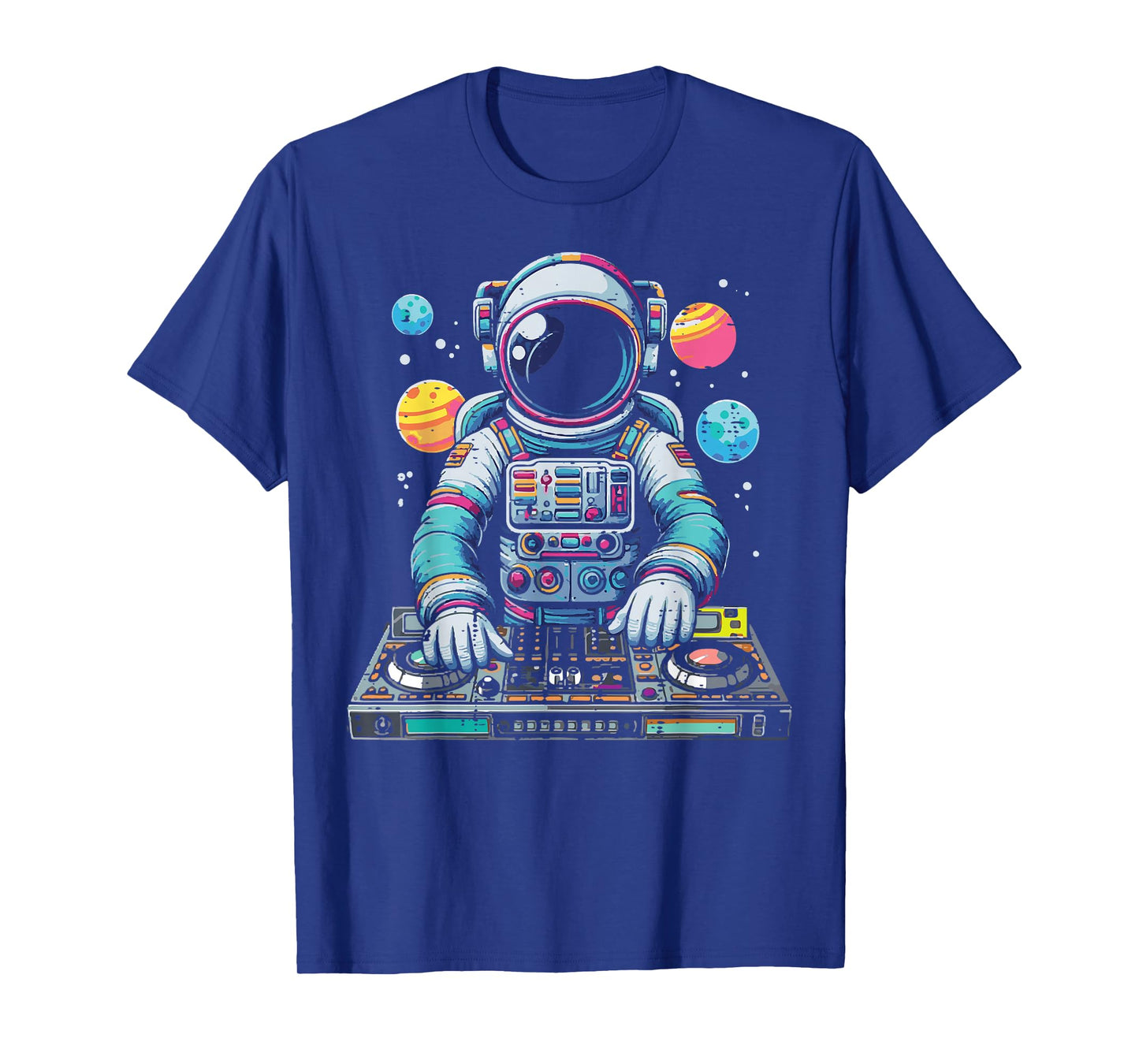 Astronaut Disc Jockey Spaceman Dj Space Music Men Boys Kids T-Shirt