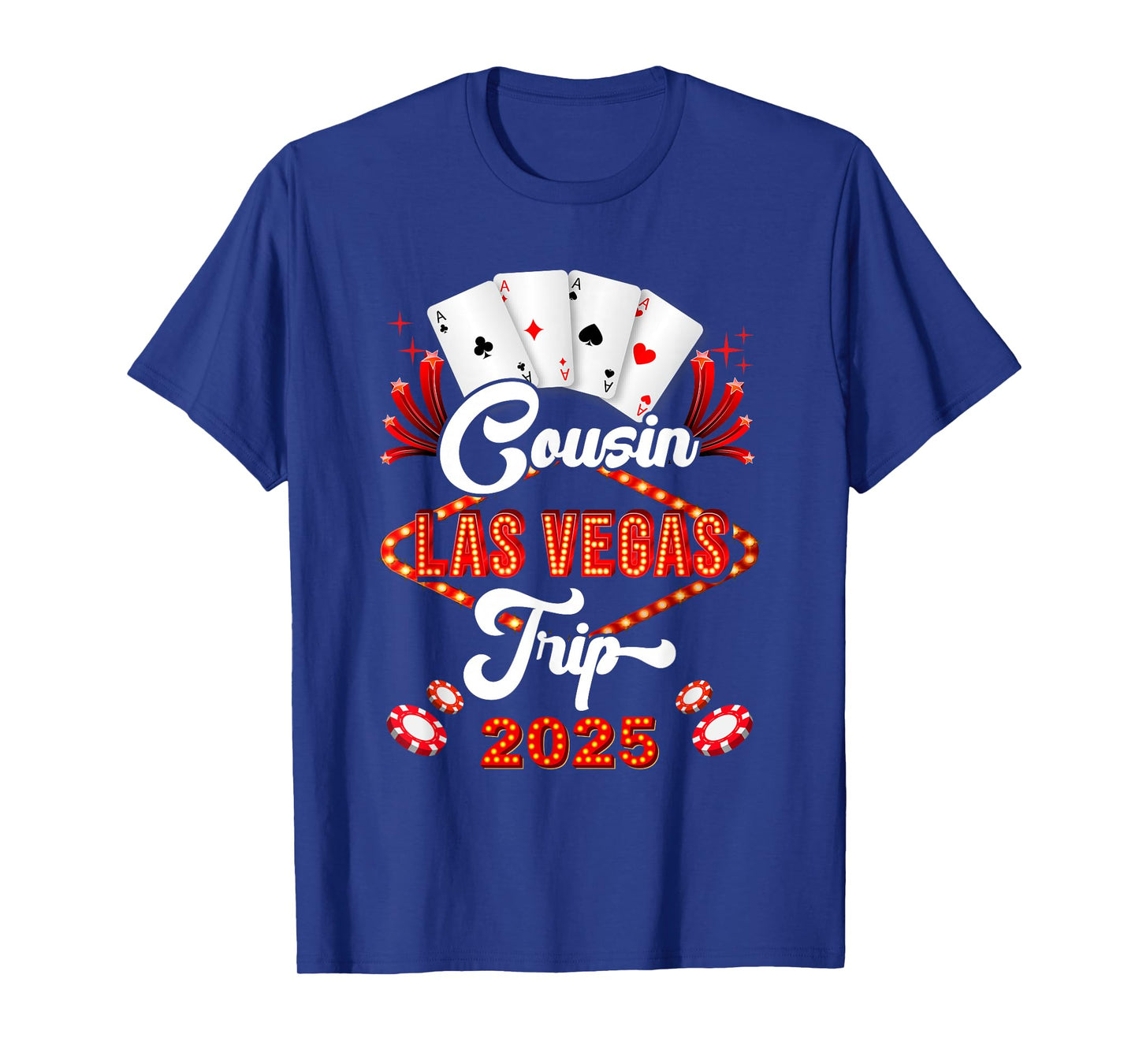 Cousin Las Vegas Trip 2025 Family Squad Vacation Matching T-Shirt