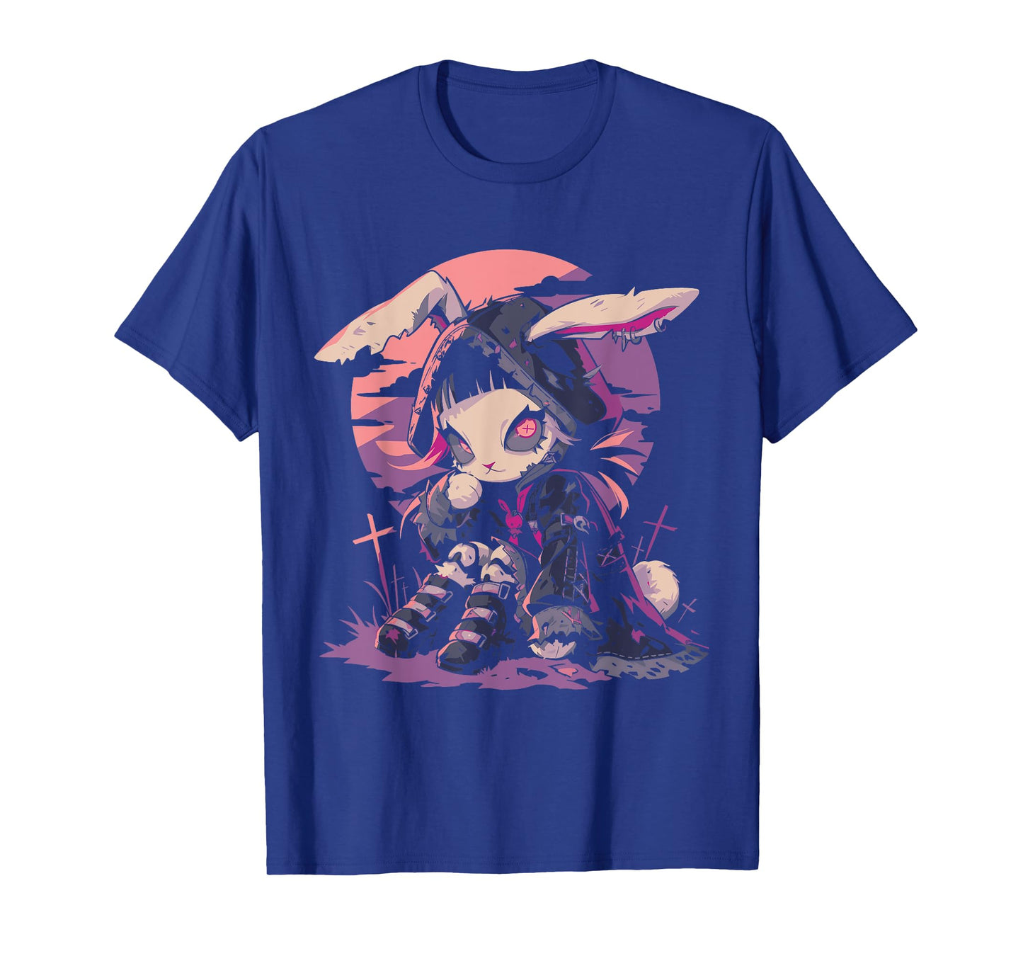 Cute Goth Bunny Witch Cute E-Girl Gothic Outfit Grunge T-Shirt