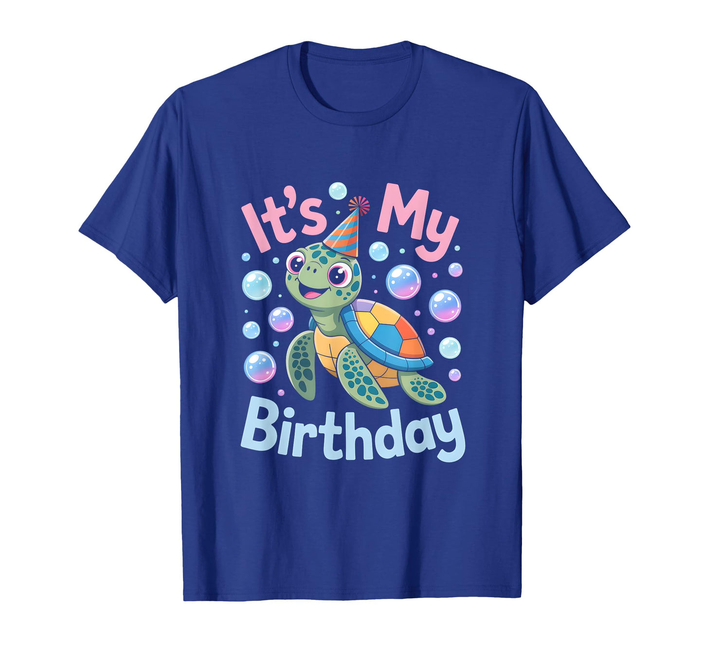 It's My Birthday Sea Turtle Cute Ocean Animal Party T-Shirt