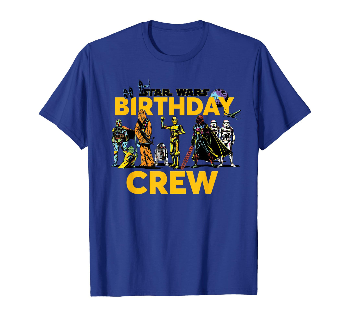 Star Wars Classic Characters Birthday Crew Party Matching T-Shirt