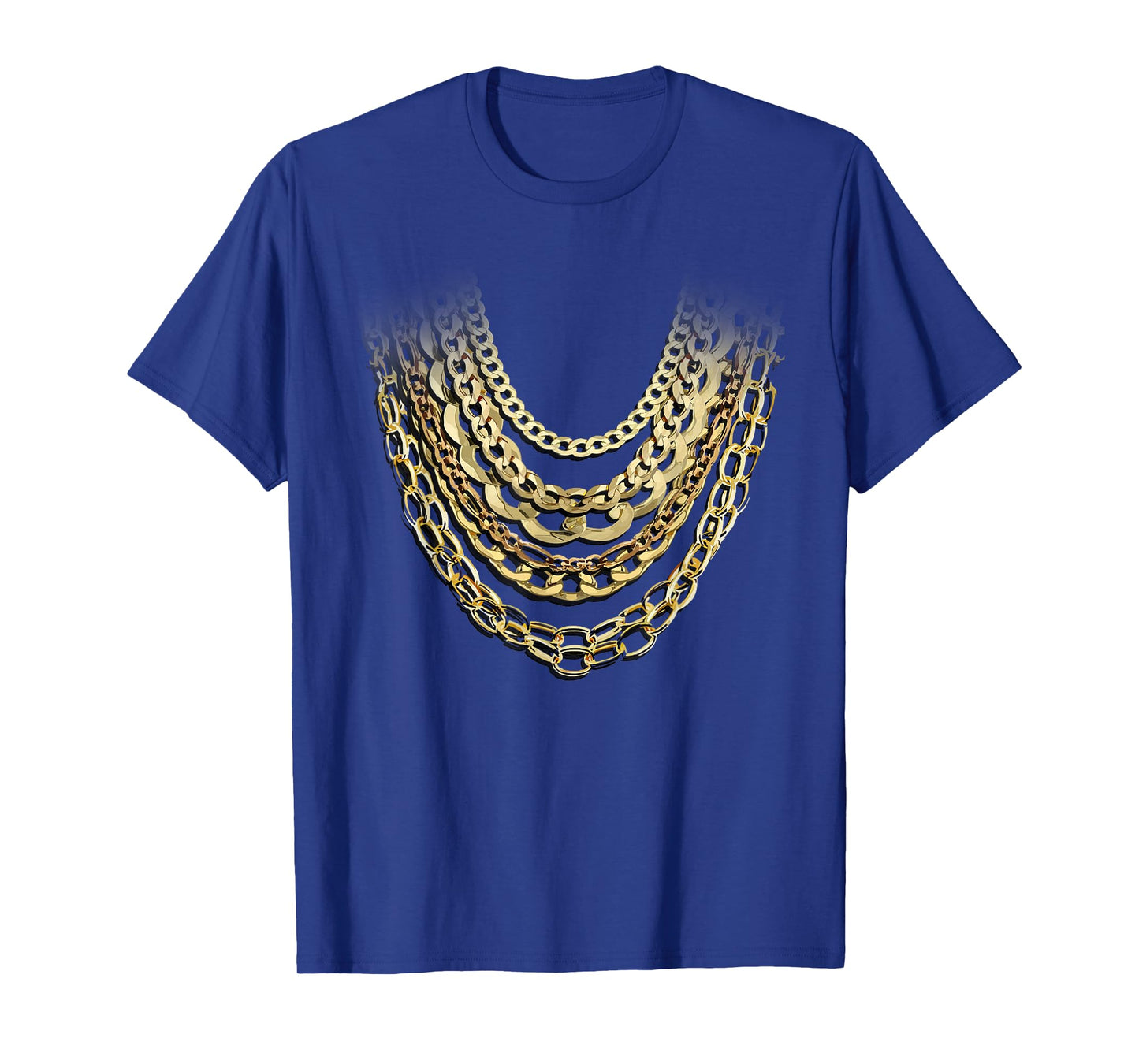 Golden Chains Funny Hip Hop Fan And Gold Lover Gift T-Shirt