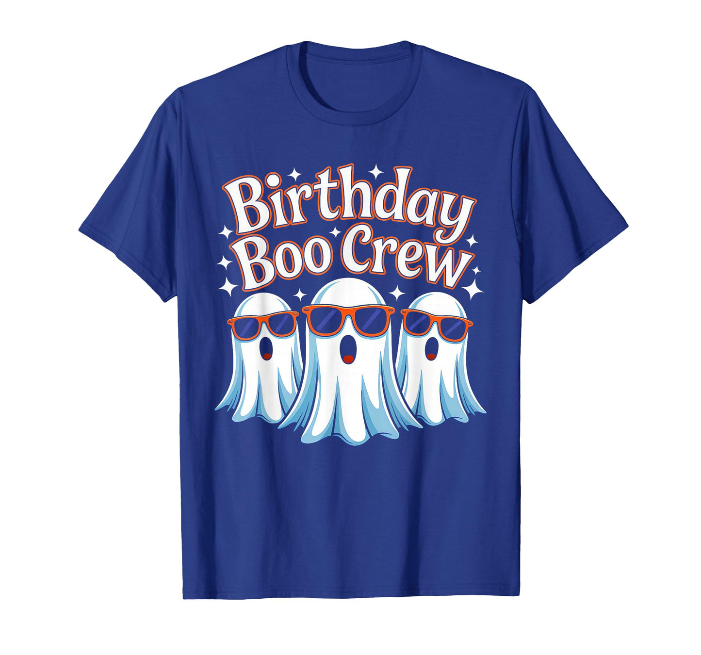 Birthday Boo Crew Matching Halloween Birthday Party Ghosts T-Shirt