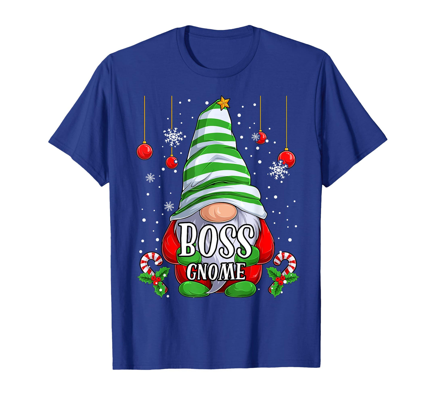 Boss Gnome christmas pajamas matching family group T-Shirt