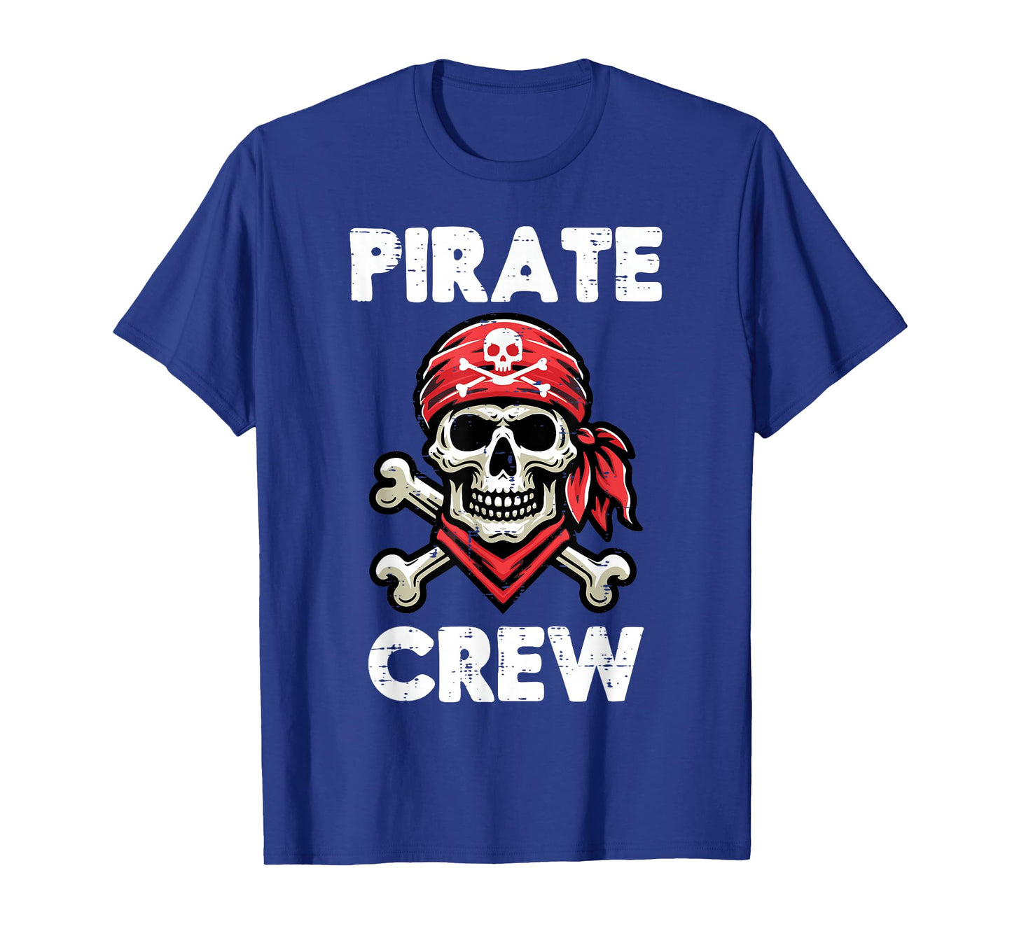 Pirate Crew Skull Crossbones Funny Matching Men Women Kids T-Shirt