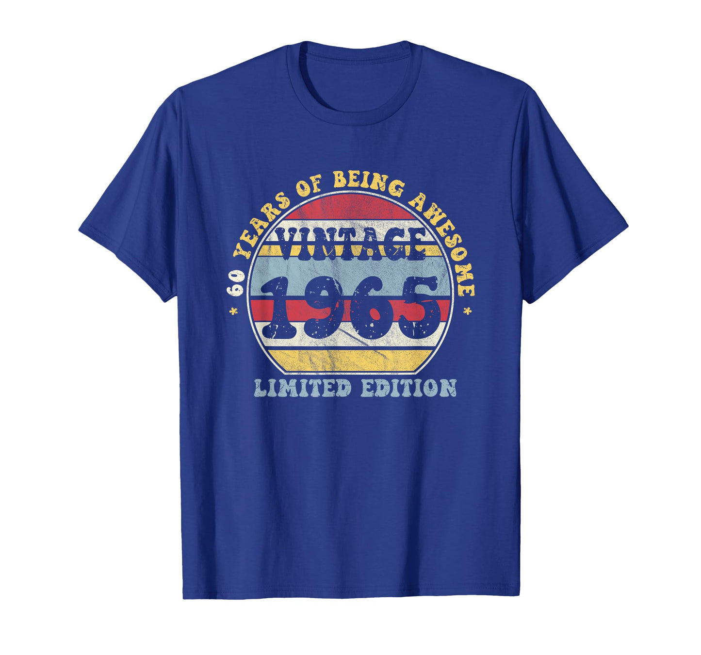 Est 1965 Limited Edition 60-Year-Old Vintage 60th Birthday T-Shirt