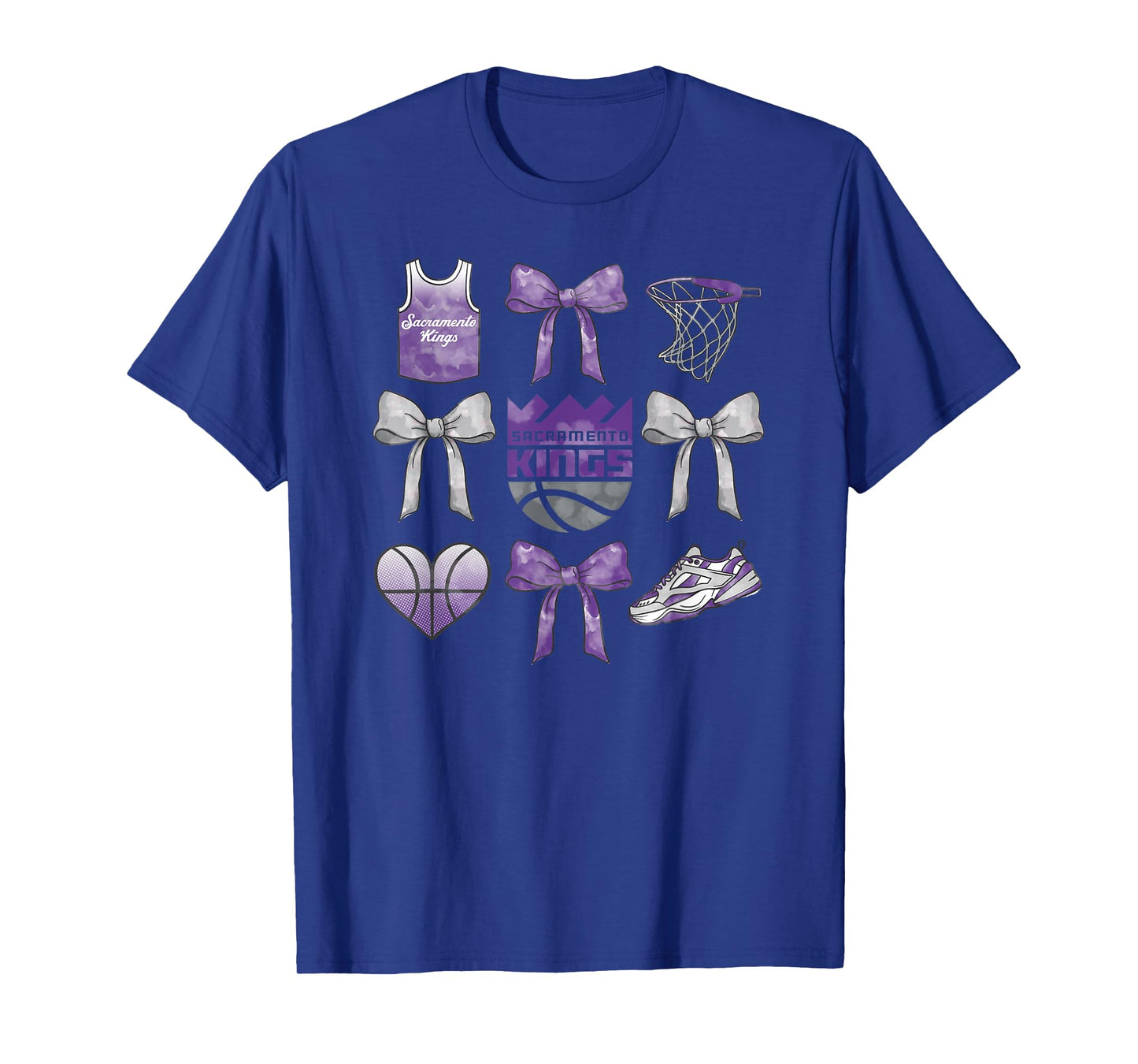 NBA Sacramento Kings Bow Grid T-Shirt
