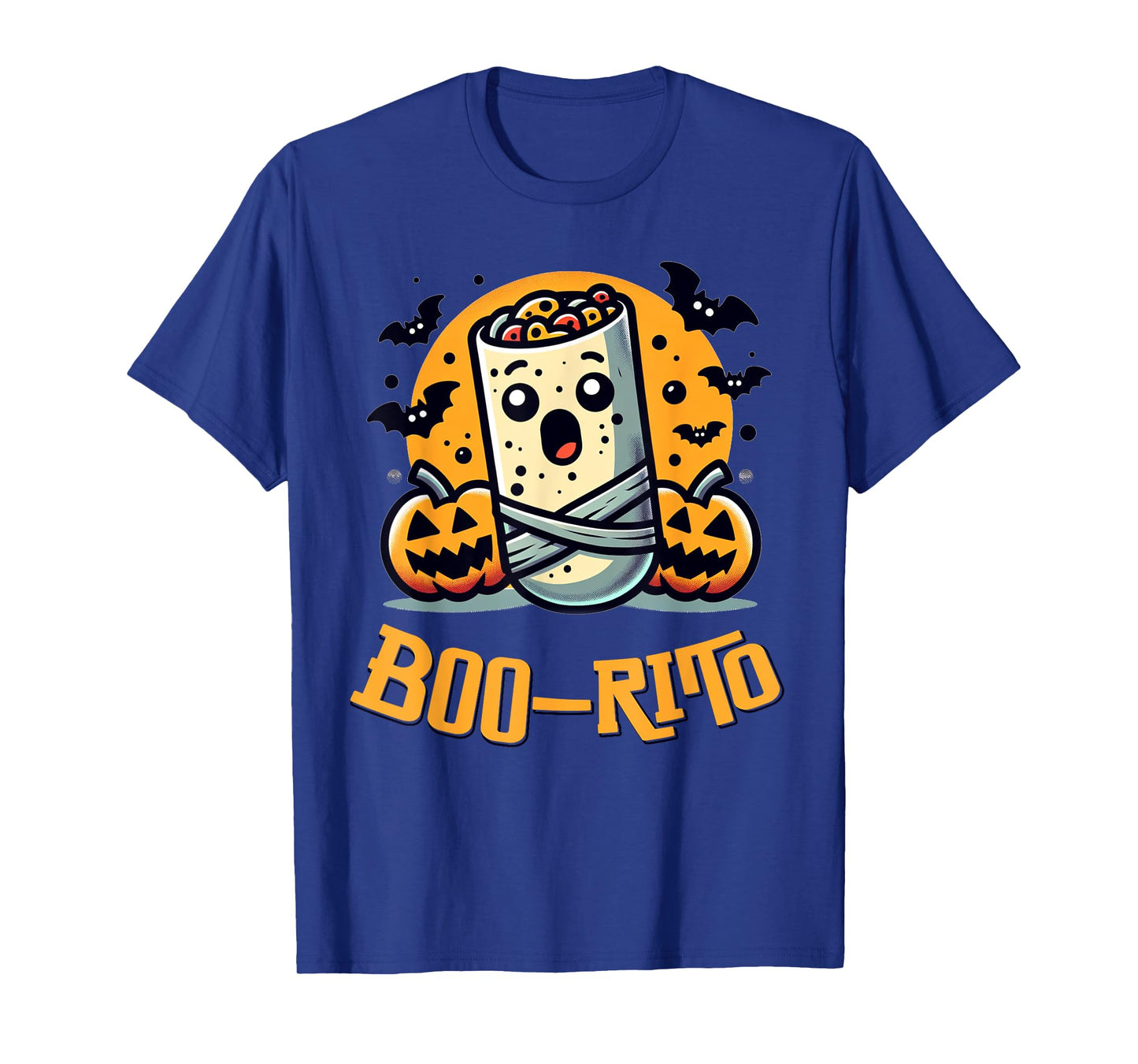 Boo-Rito Funny Mexican Burrito Halloween Costume T-Shirt