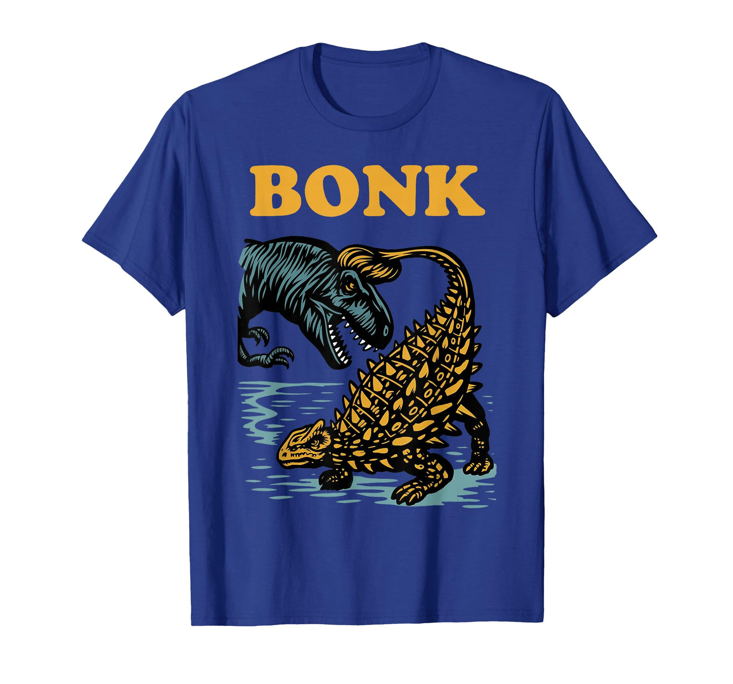 Bonk Dinosaur Funny Prehistoric Humor Design T-Shirt