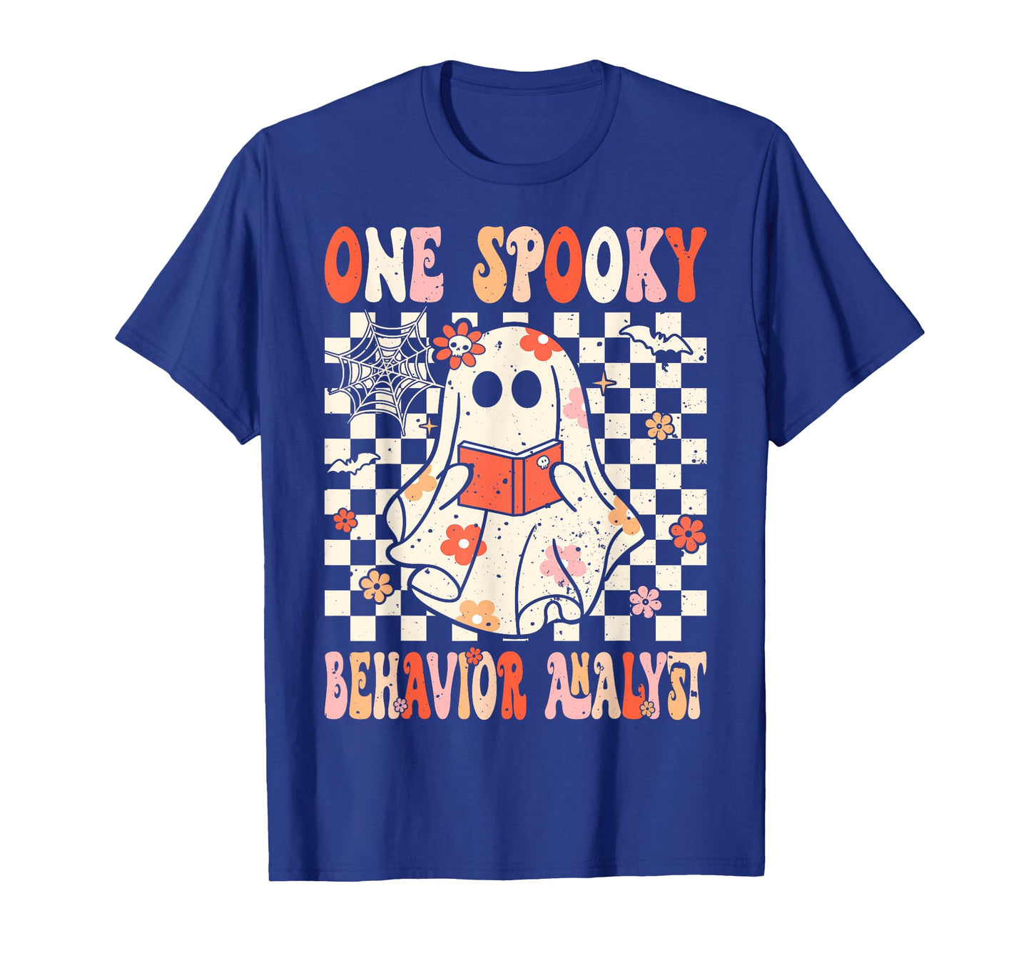 Groovy Boo Behavior Analyst Crew Ghost Women Halloween T-Shirt