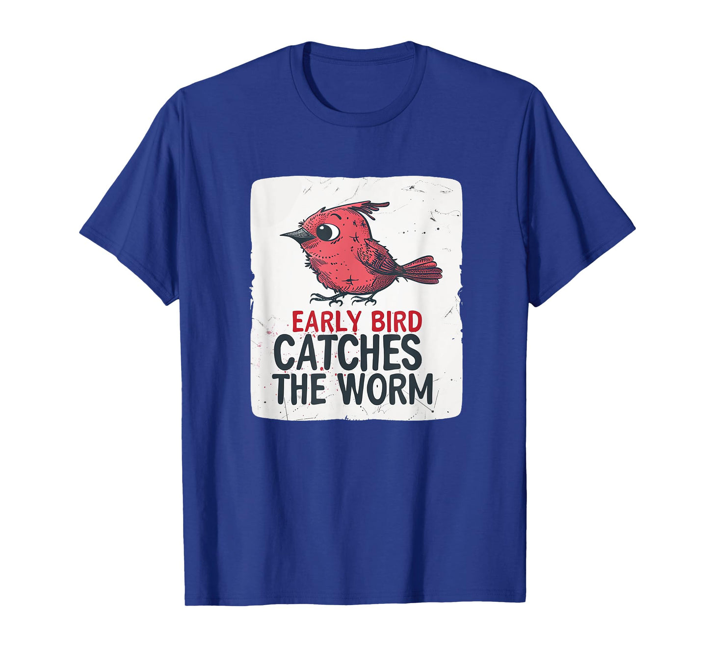 Funny Red Early Bird Costume for Worm Idiom Speech Lovers T-Shirt