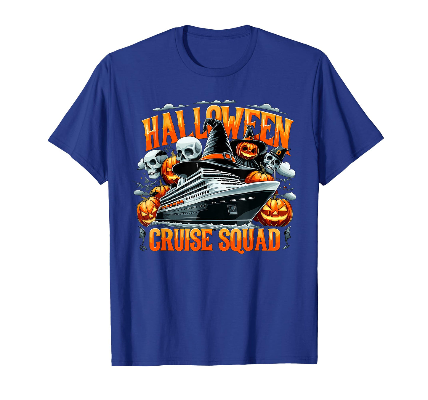 Halloween Cruise Squad Family 2025 Cruising Crew Funny Trip T-Shirt